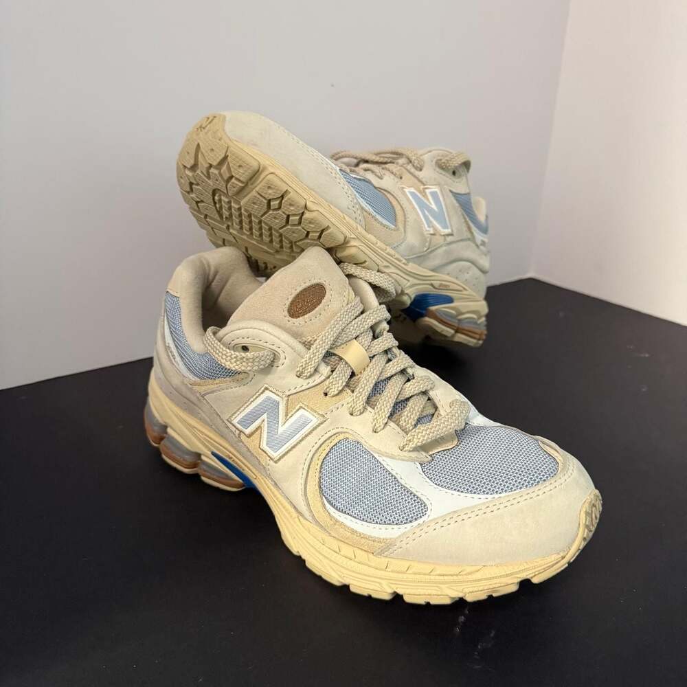 New Balance 2002R 'Sandstone Timberwolf'‎ Light Blue/Cream Sneakers M2002RBZ - Picture 7 of 10